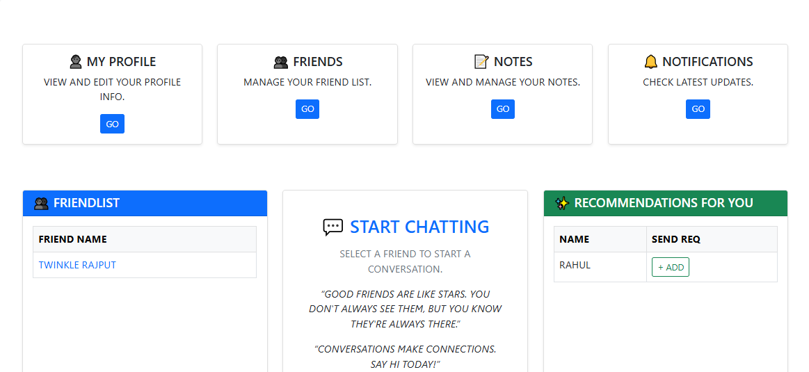 Friend Management