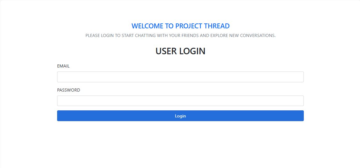 Login Interface